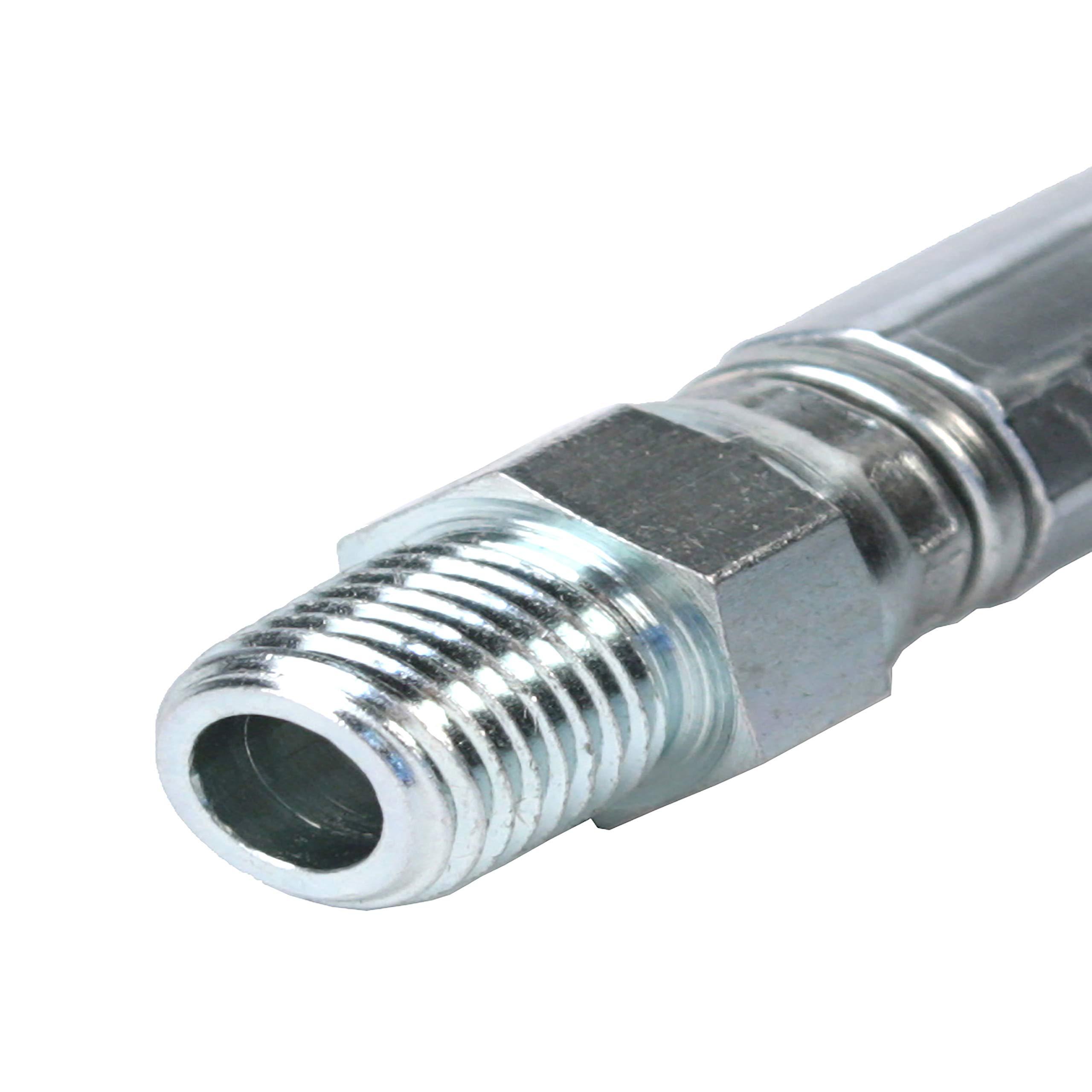 Sewer Jetter Kit 1/4" NPT x 50' Hose & 4.5 Orifice Button Nose Nozzle