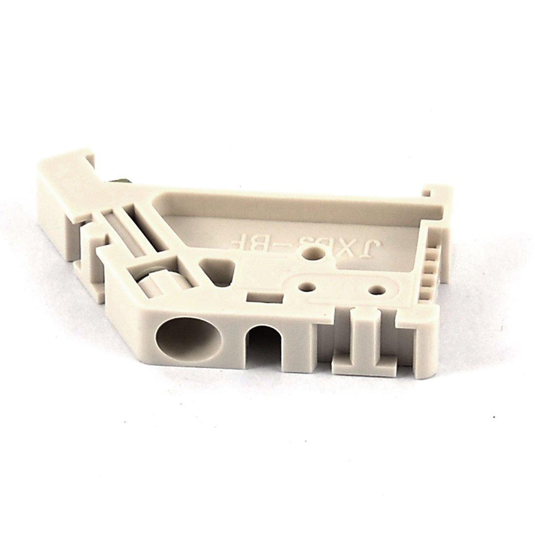 uxcell a15052000ux0058 50Pcs 35mm DIN Rail Terminal Block End Stopper