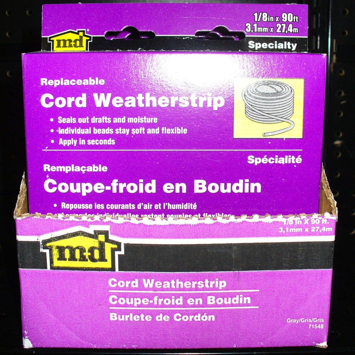 MD Building Products 71548 MD Replaceable Caulking Cord, 1/8 in W X