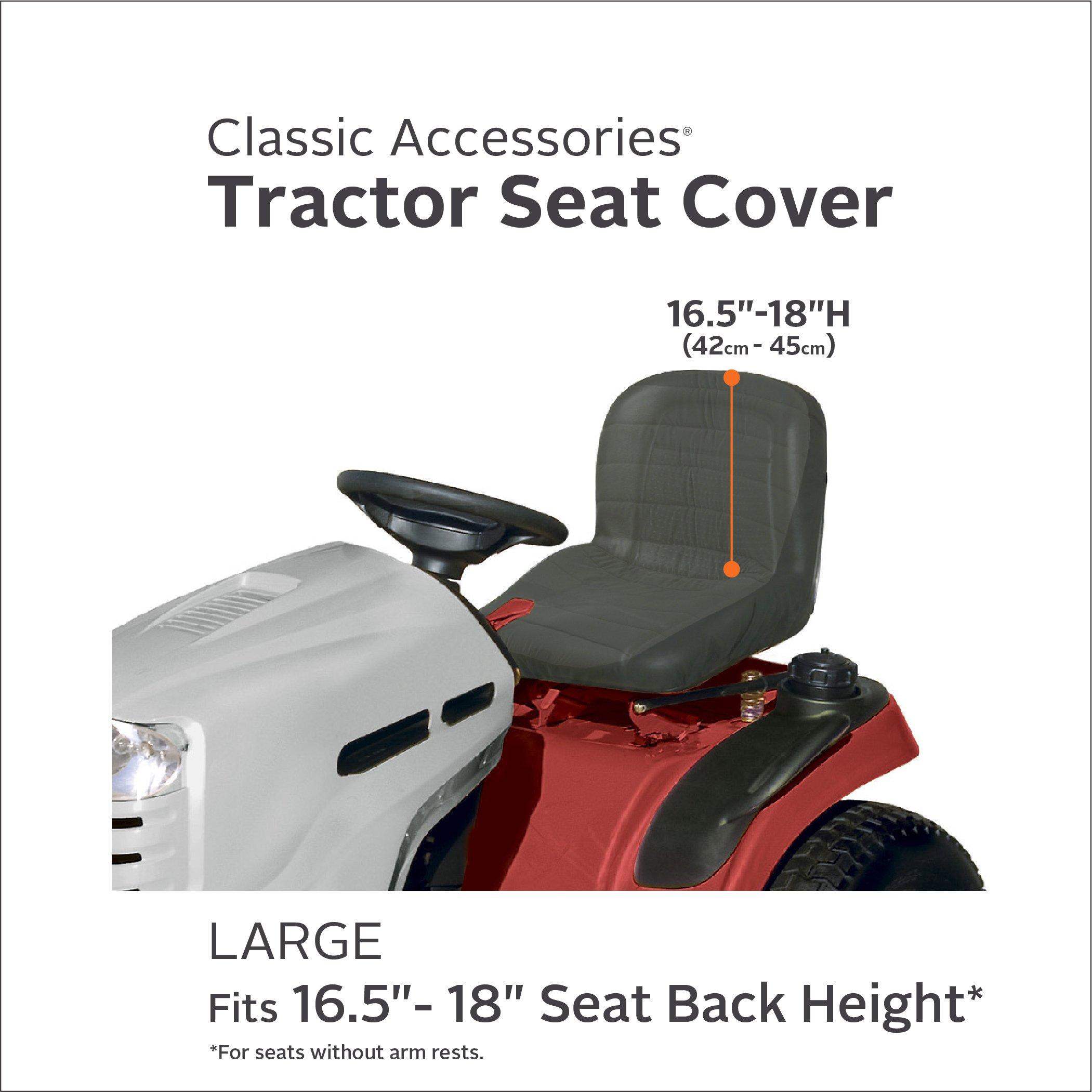 Classic Accessories Deluxe Riding Lawn Mower Seat Cover, Large 52963024173 eBay