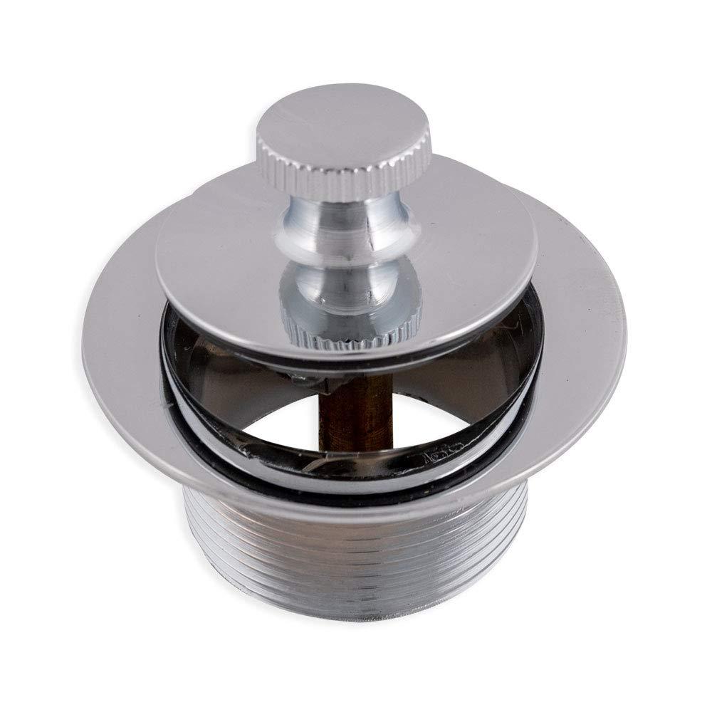 EZFLO 35233 LiftnTurn Bathtub Drain Assembly 11/2", Chrome Coarse