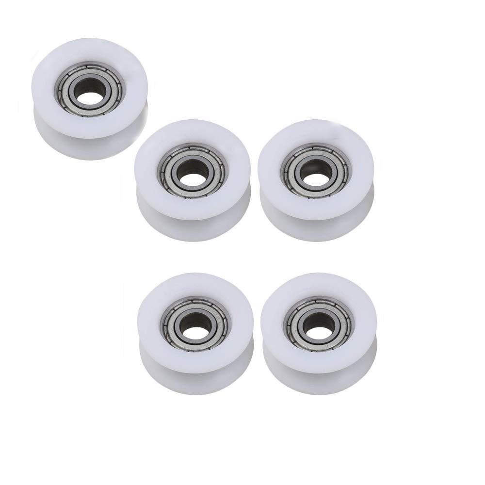 46.5mm Round Groove Nylon Pulley Wheels Roller for 6, 8 ,10mm Rope