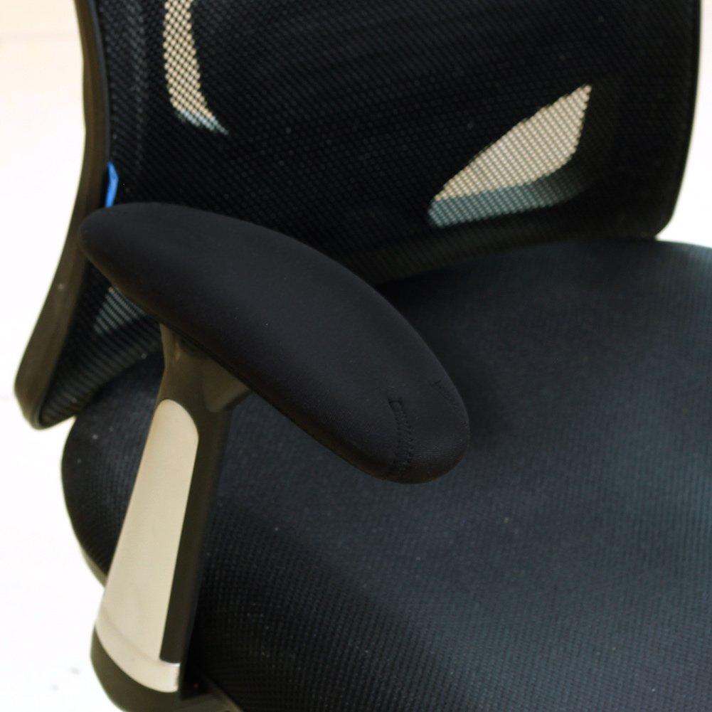 BlueCosto Neoprene Armrest Cover Office Chair Arm Covers Rest Pads
