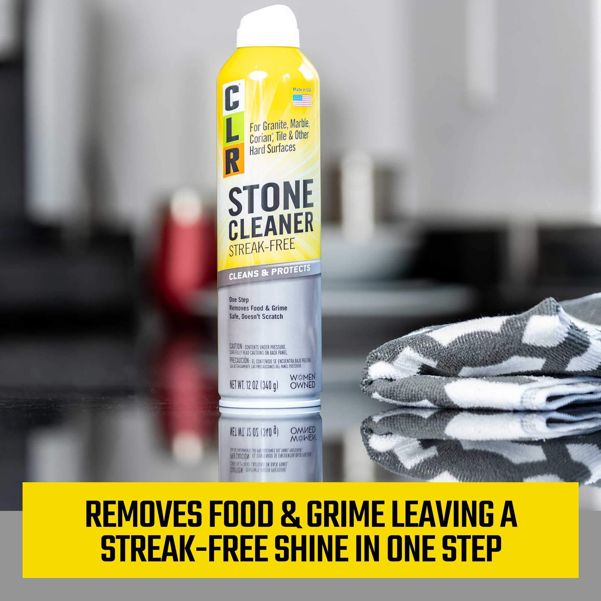 Granite Marble Counter top CLR Stone Cleaner, StreakFree 12 Ounce Aerosol Spray eBay