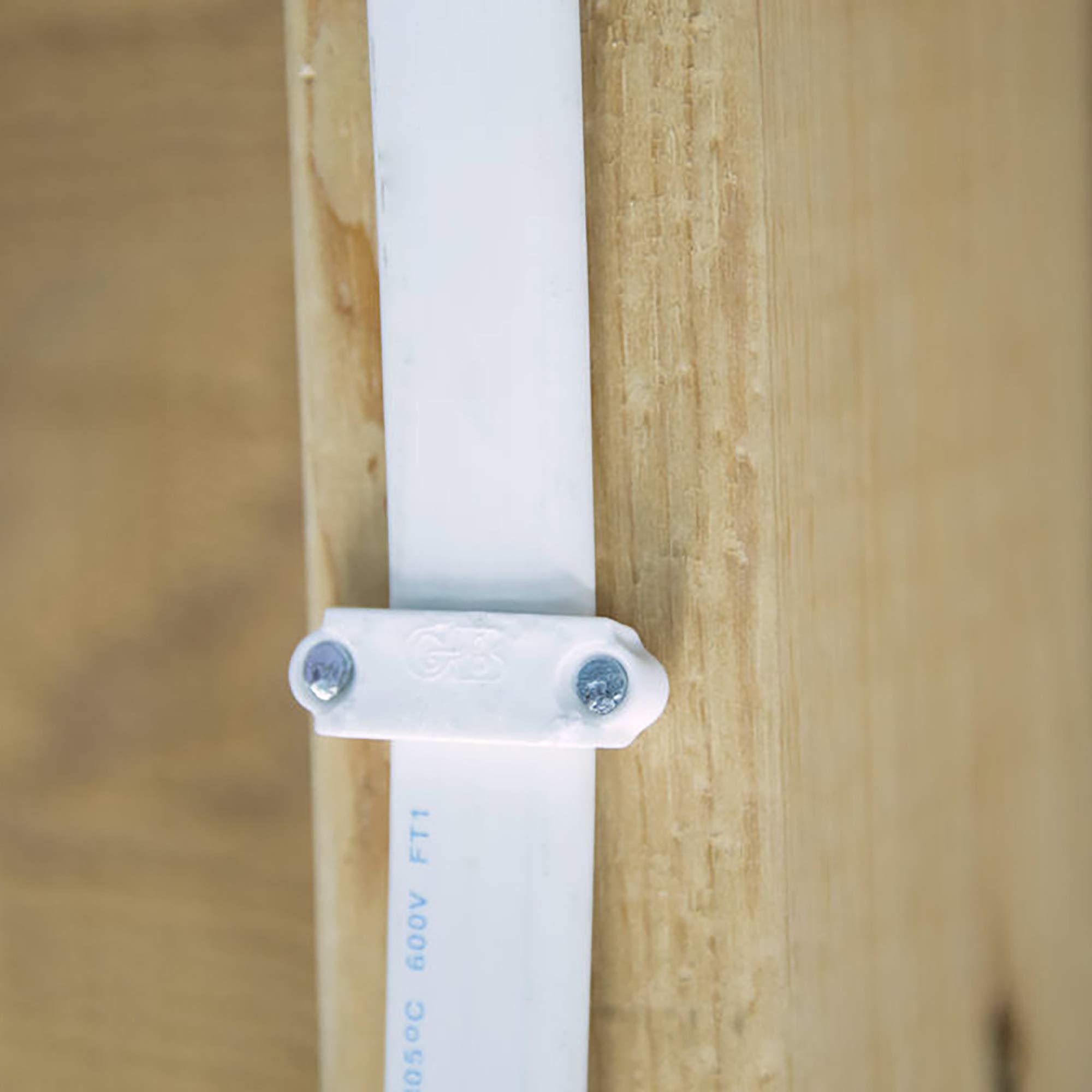 Gardner Bender PS225J Plastic Staple, ½ Inch., Secures Romex, UF & (NM