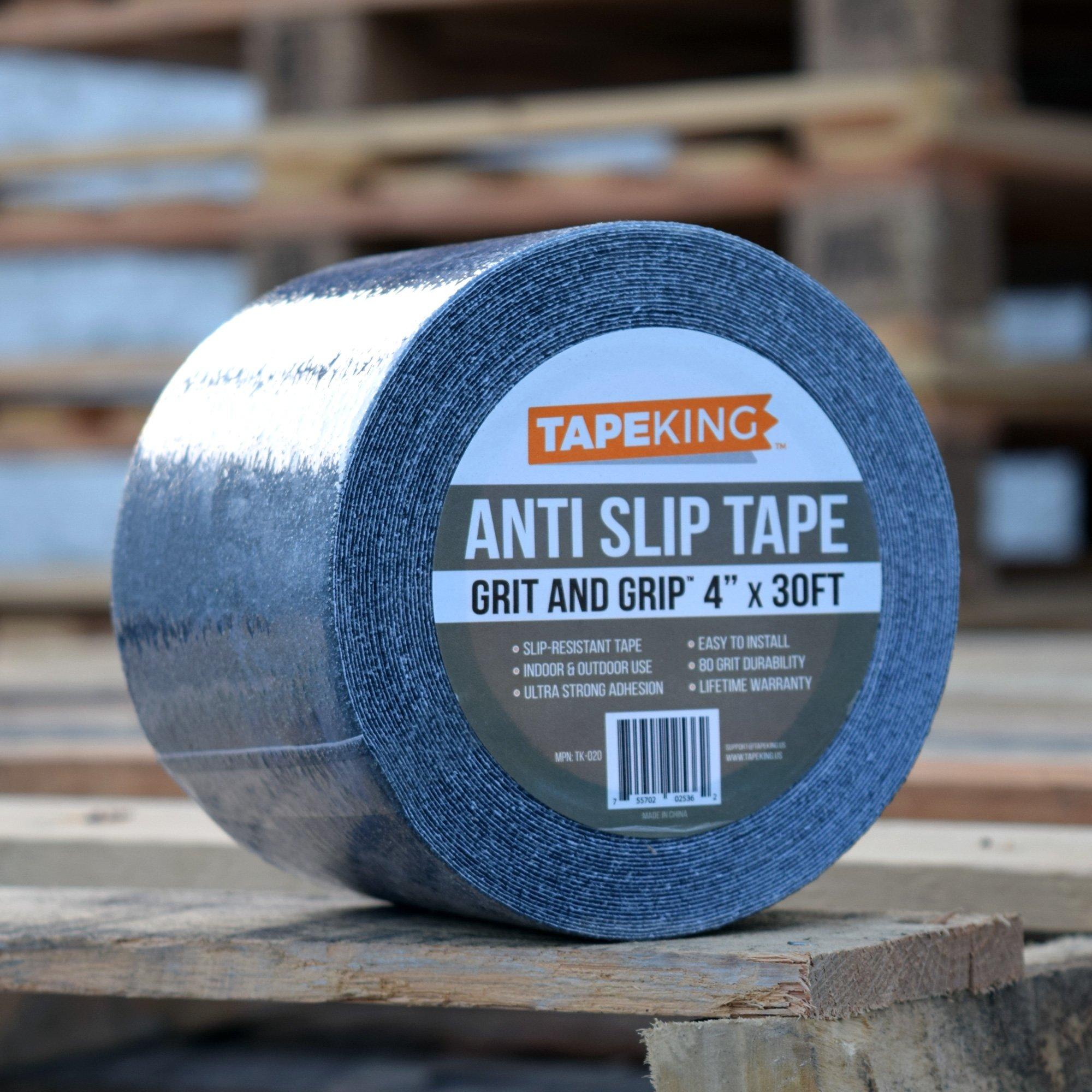 Tape King Anti Slip Traction Tape 4 Inch x 30 Foot Best Grip