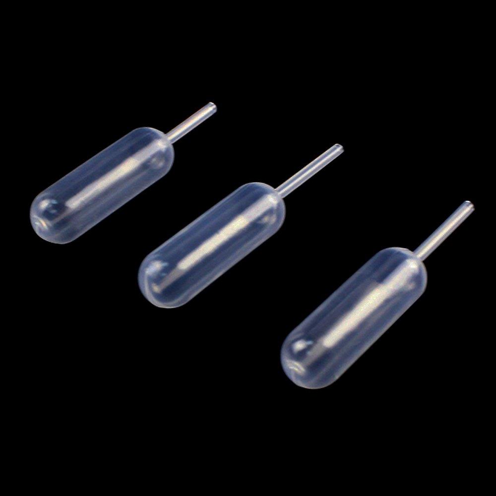 JPSOR 100pcs 4ml Disposable Plastic Transfer Pipettes, Short Stem, for