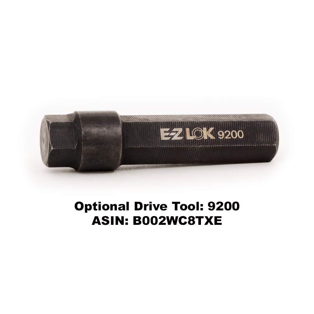 3//8-16 Internal Threads 25mm Length Pack of 25 E-Z Lok Threaded Insert Hex-Flanged Fоur Paсk Zinc