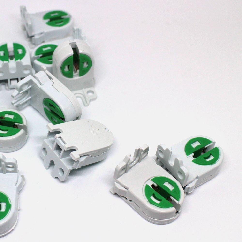 T5 LED Fluorescent Tube Lamp Holder Tombstone , Medium BiPin Socket