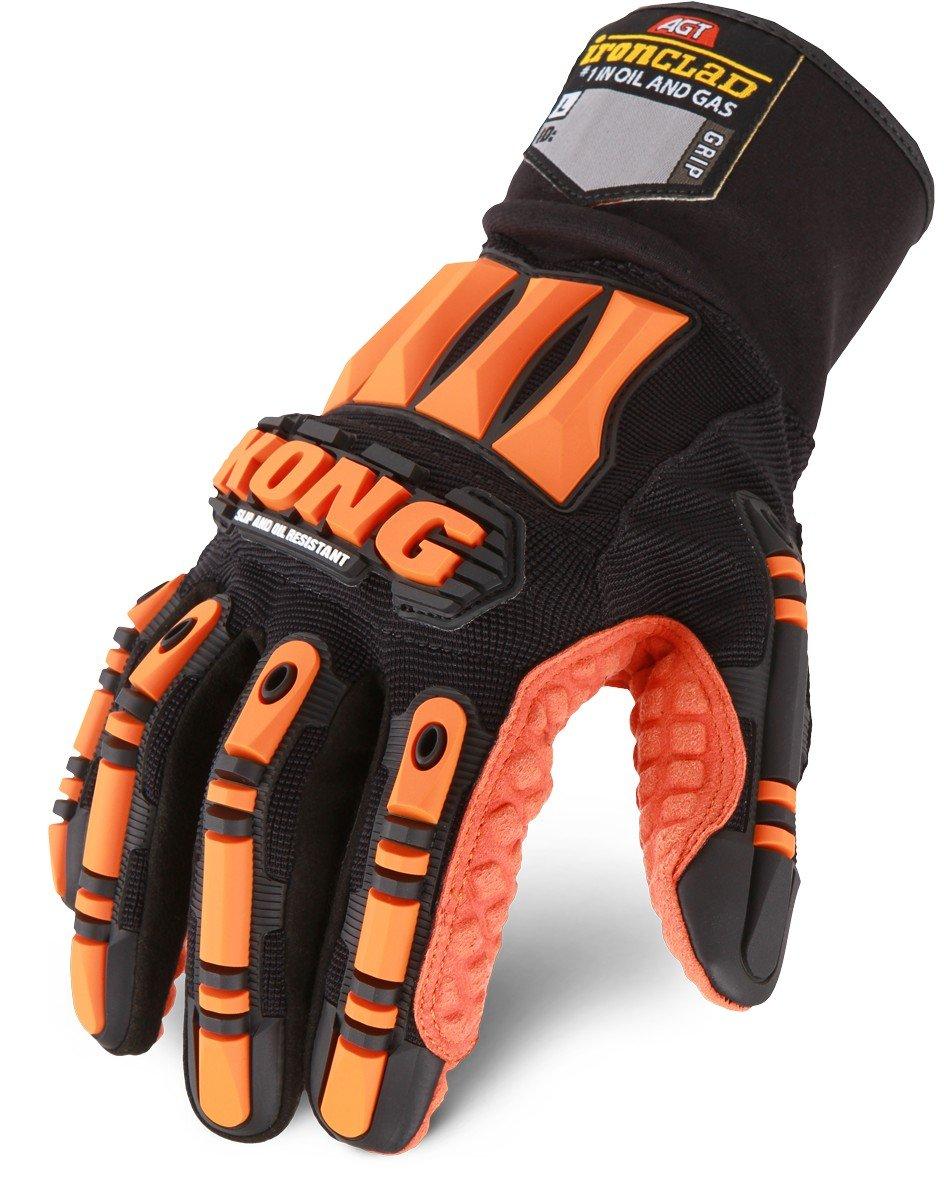 IRONCLAD SDXO204L Mechanics Gloves, Black/Orange, L, PR 696511815846