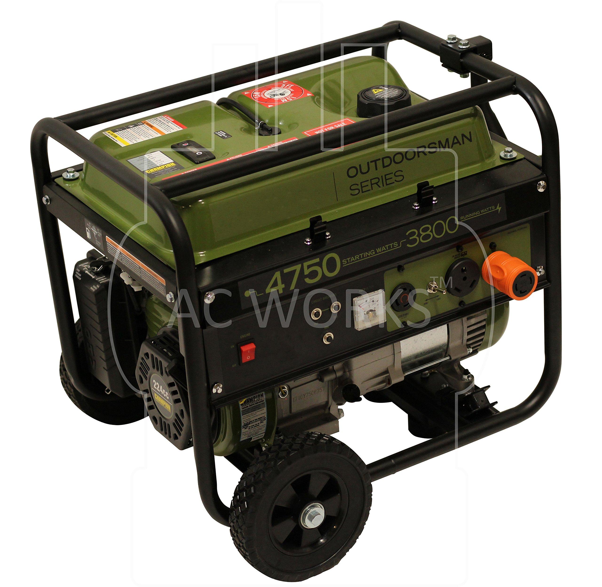 AC WORKS Compact Generator Adapter to Transfer Switch L14-30 Inlet Box