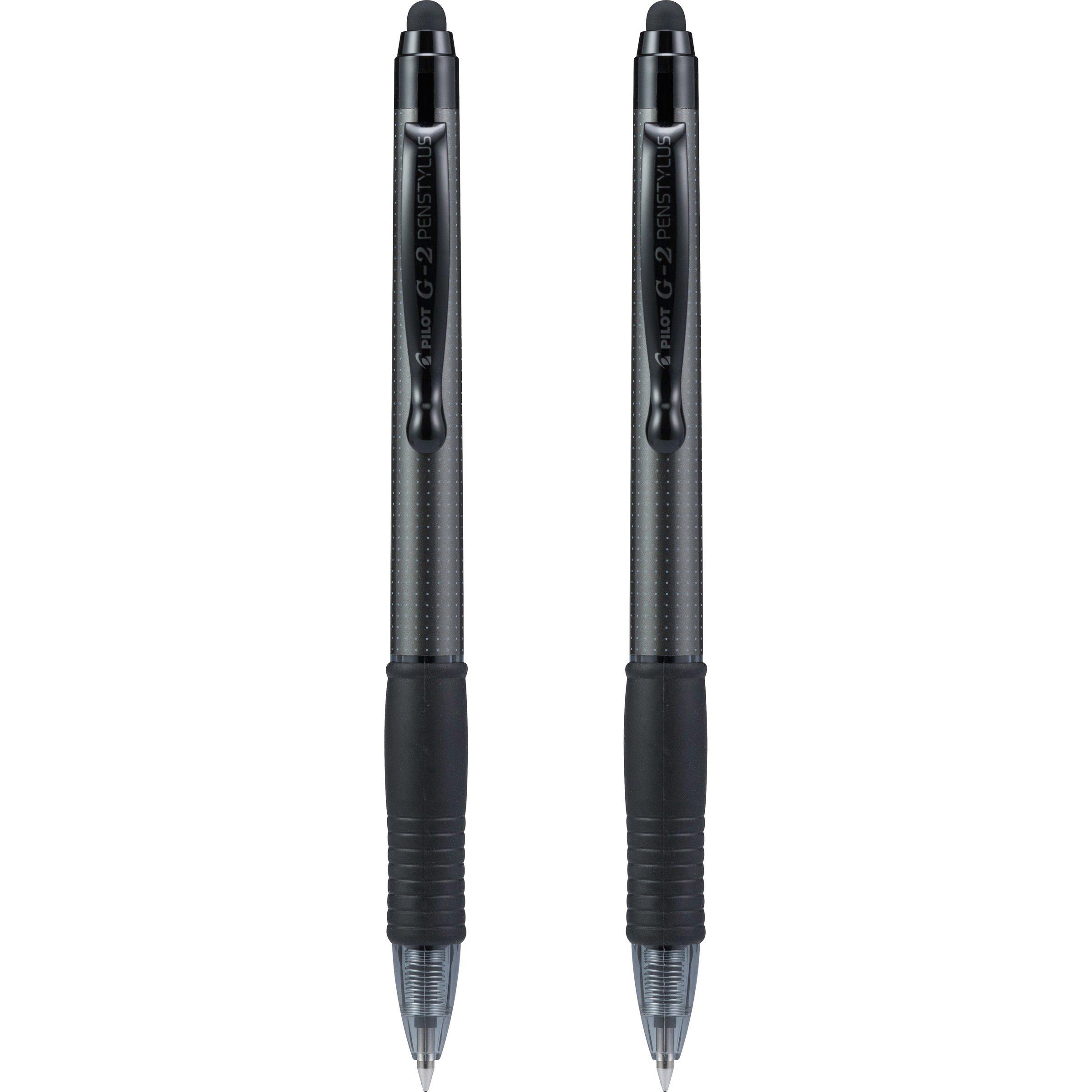 PILOT G2 Pen Stylus Fine Black Ink with Gray Barrel 2Pack (34309) eBay