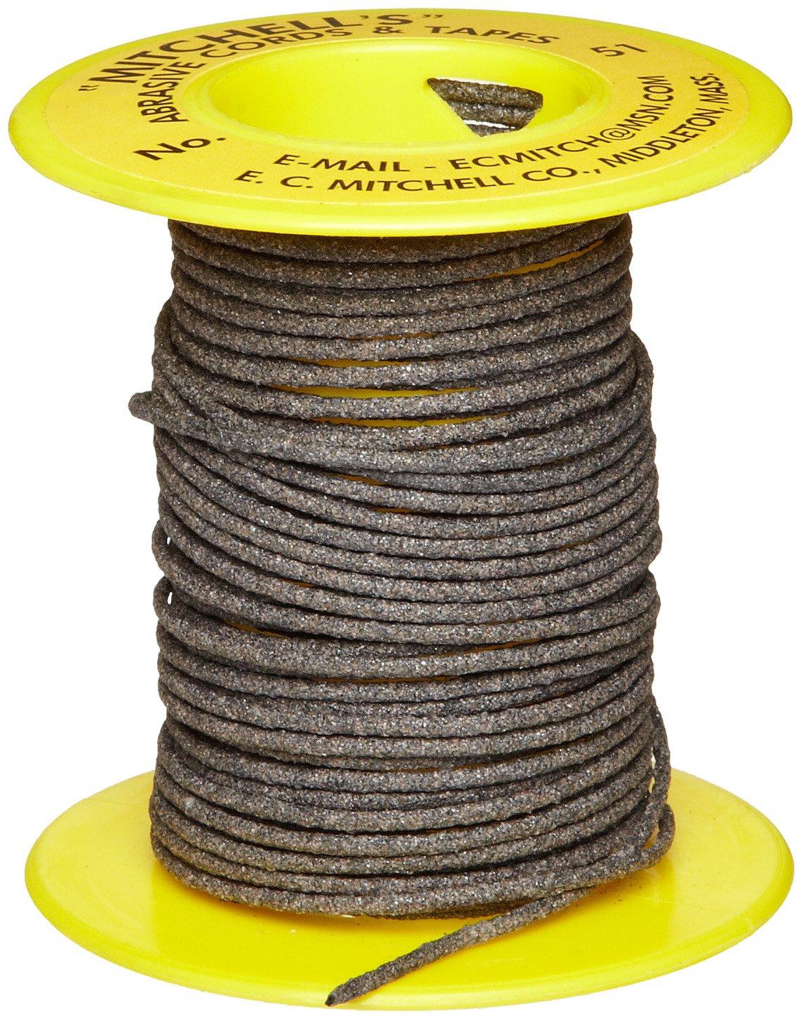 Mitchell Abrasives 51 Round Abrasive Cord, Aluminum Oxide 120 Grit .055
