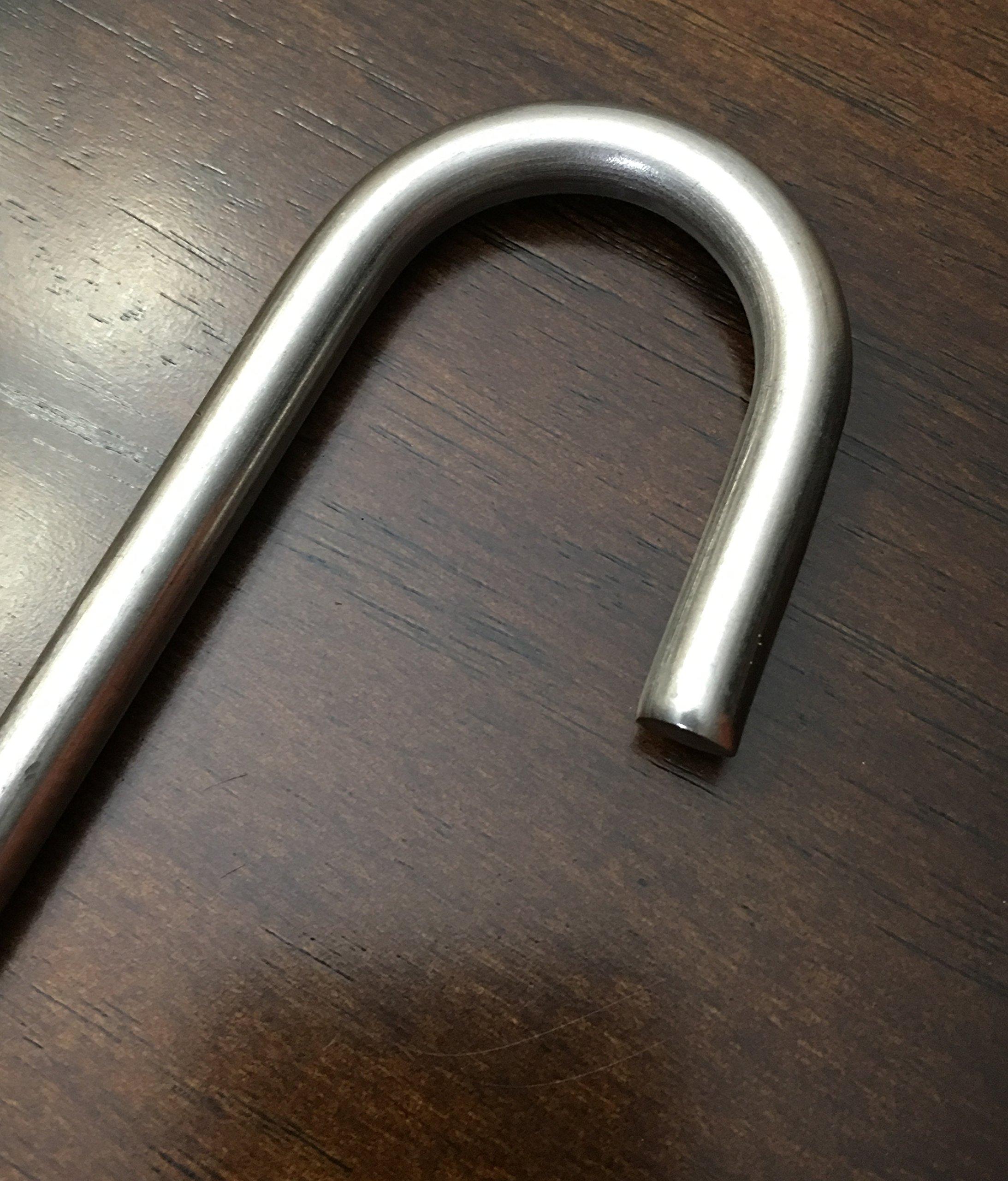 4pc 9" Heavy Duty & Thick ALAZCO Stainless Steel Meat Processing