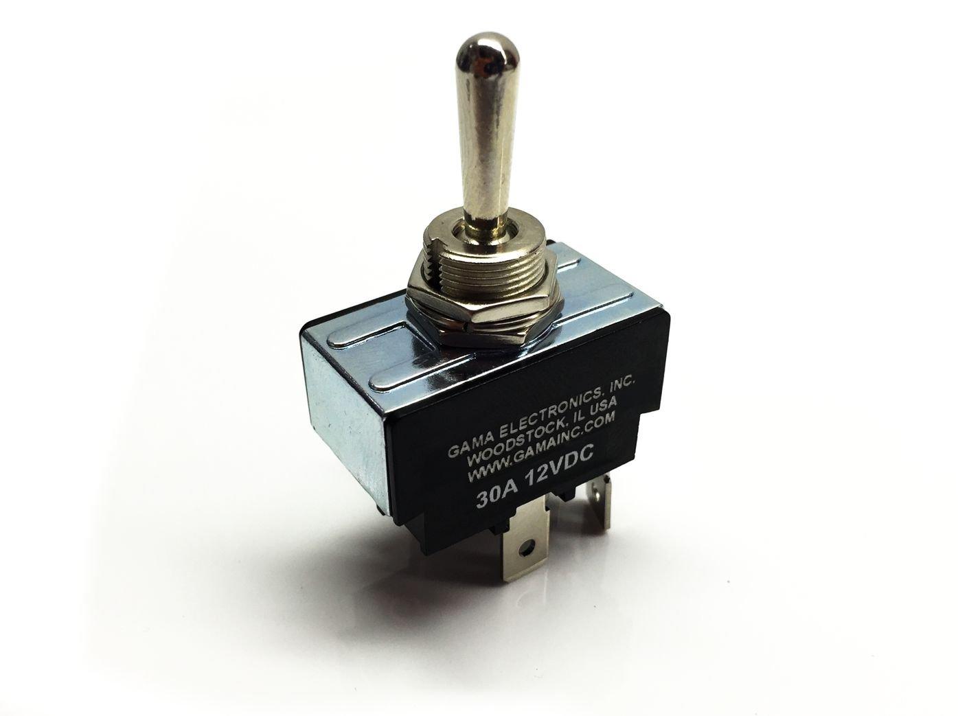 GAMA Electronics 30 Amp Toggle Switch 3 Position Polarity Reversing DC Motor eBay
