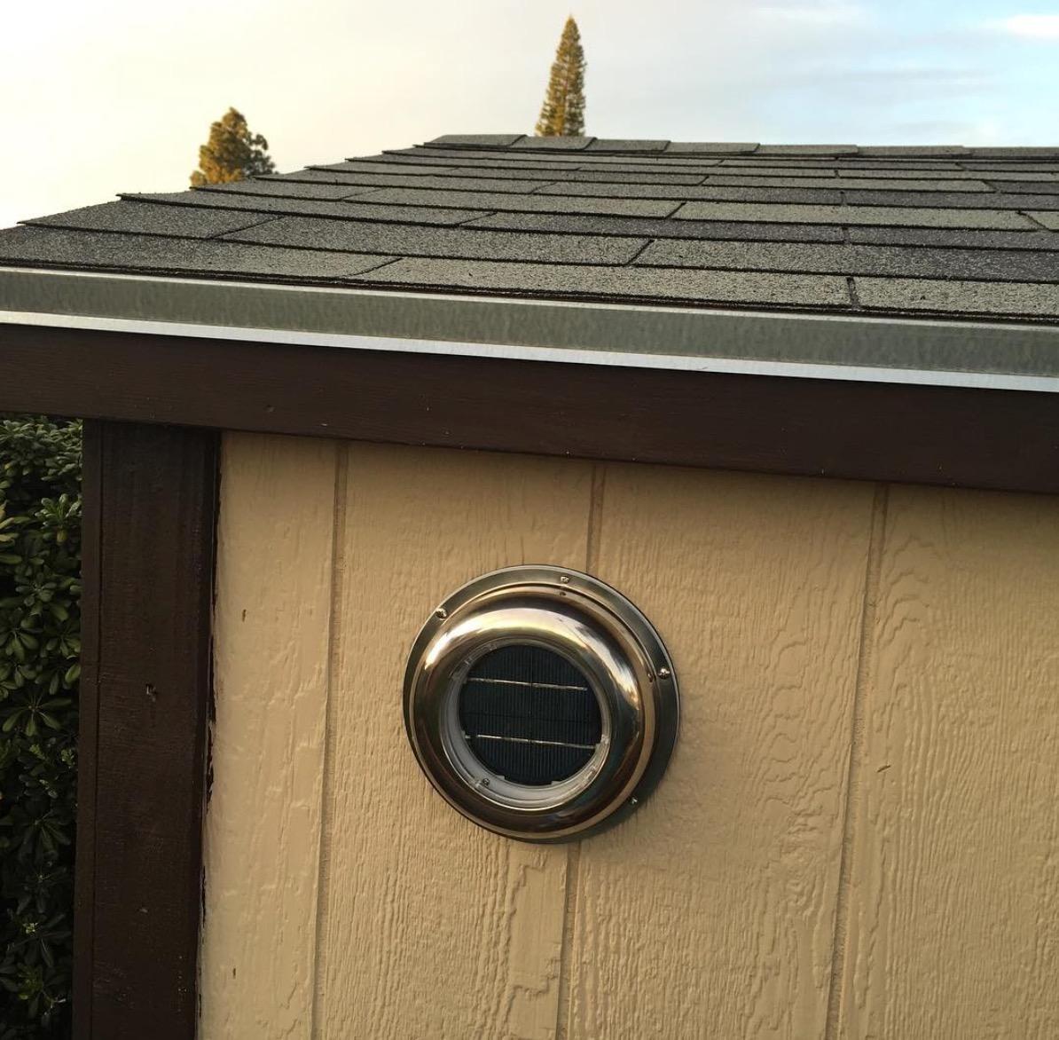ECO-WORTHY Solar Powered Attic Fan Solar Venting Stainless Steel Solar roof fan Vent AM-SV-1 ECO-WORTHY Solar Powered Attic Fan Solar Venting Stainless Steel Solar roof fan Vent AM-SV-1