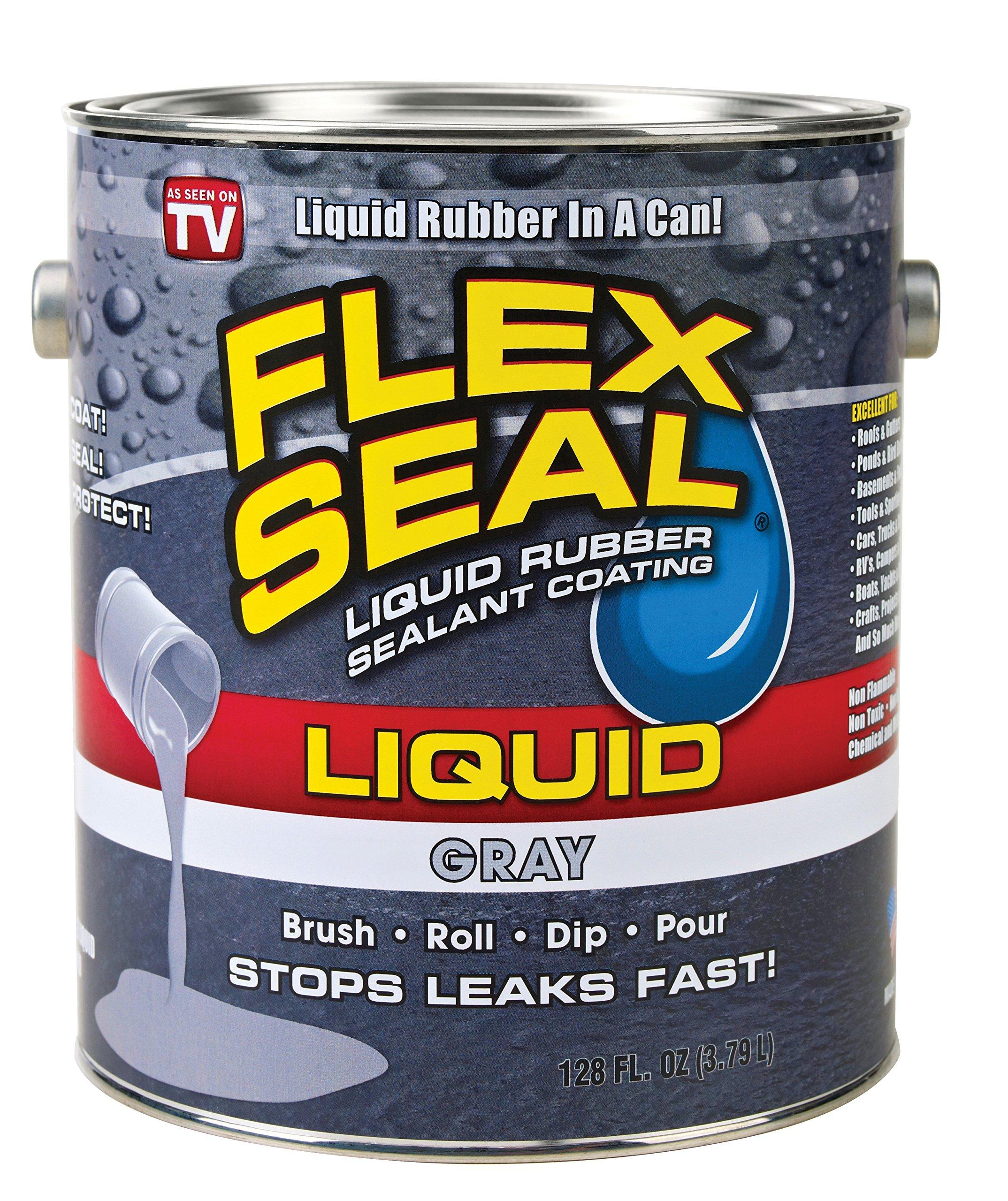 Flex Seal Liquid Rubber in a Can, 1gal, Gray 853517006399 eBay