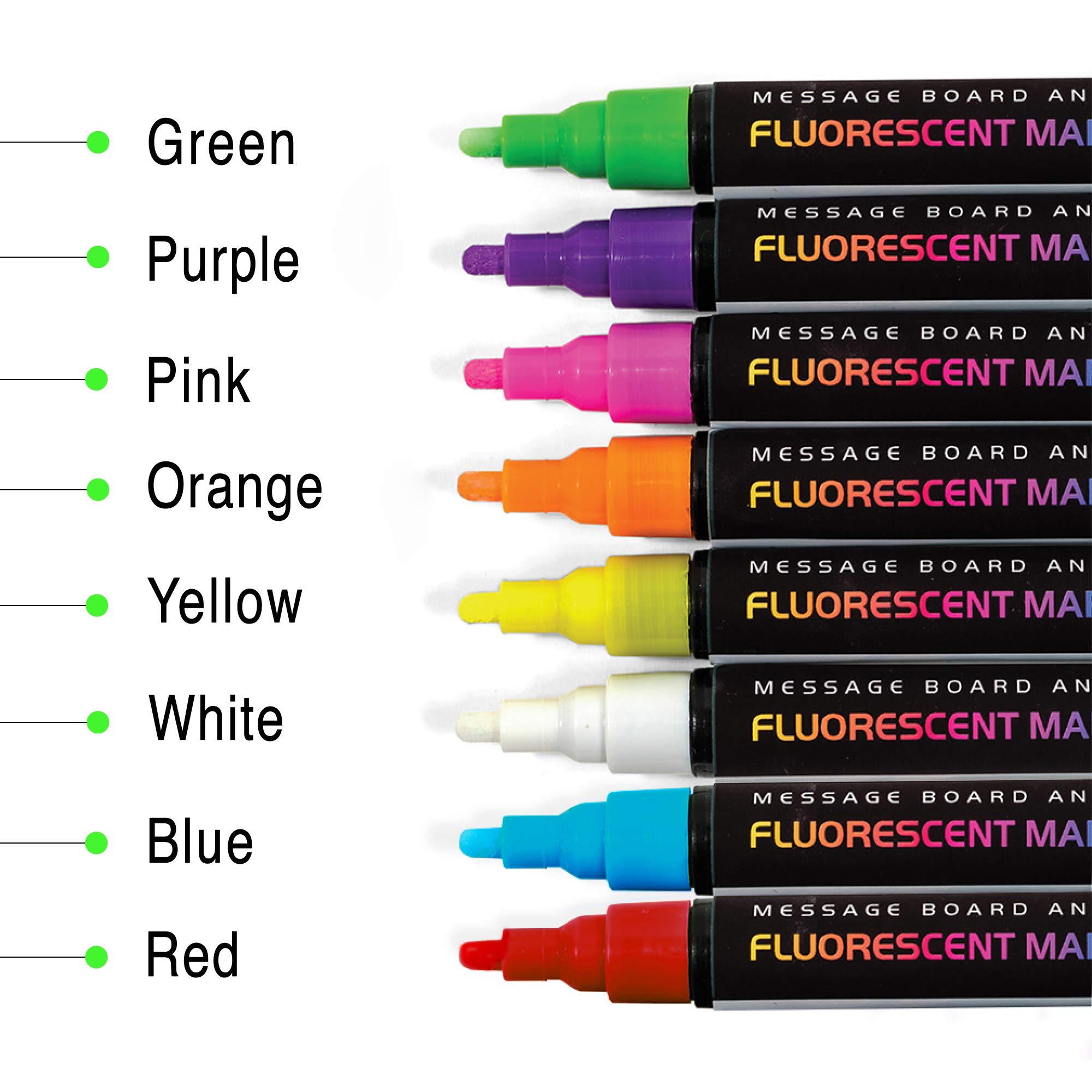 Green Light Innovations Dry Erase Markers with 8 x 4mm Fine Point