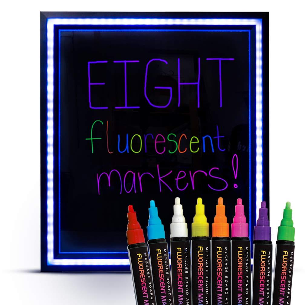 Green Light Innovations Dry Erase Markers with 8 x 4mm Fine Point