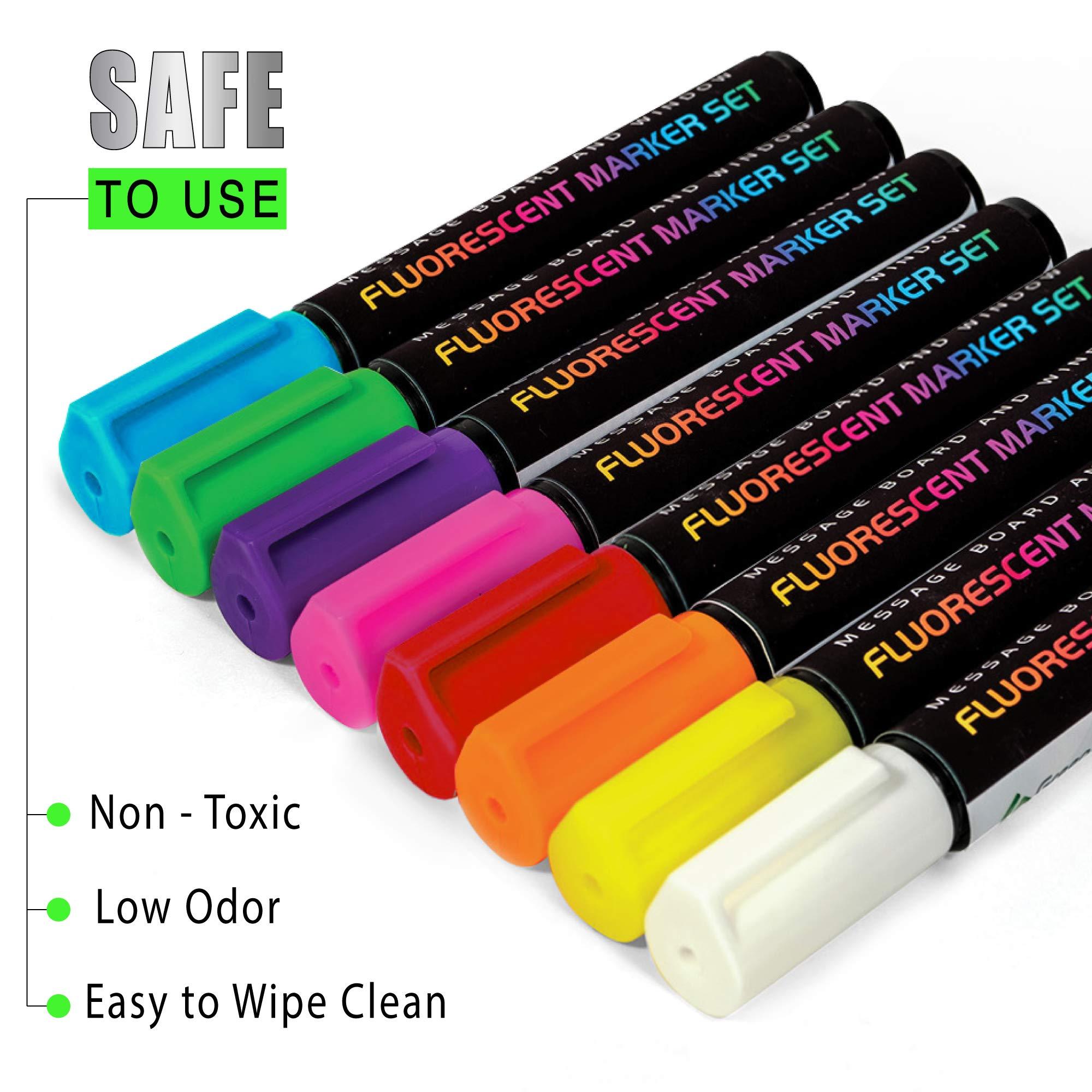 Green Light Innovations Dry Erase Markers with 8 x 4mm Fine Point