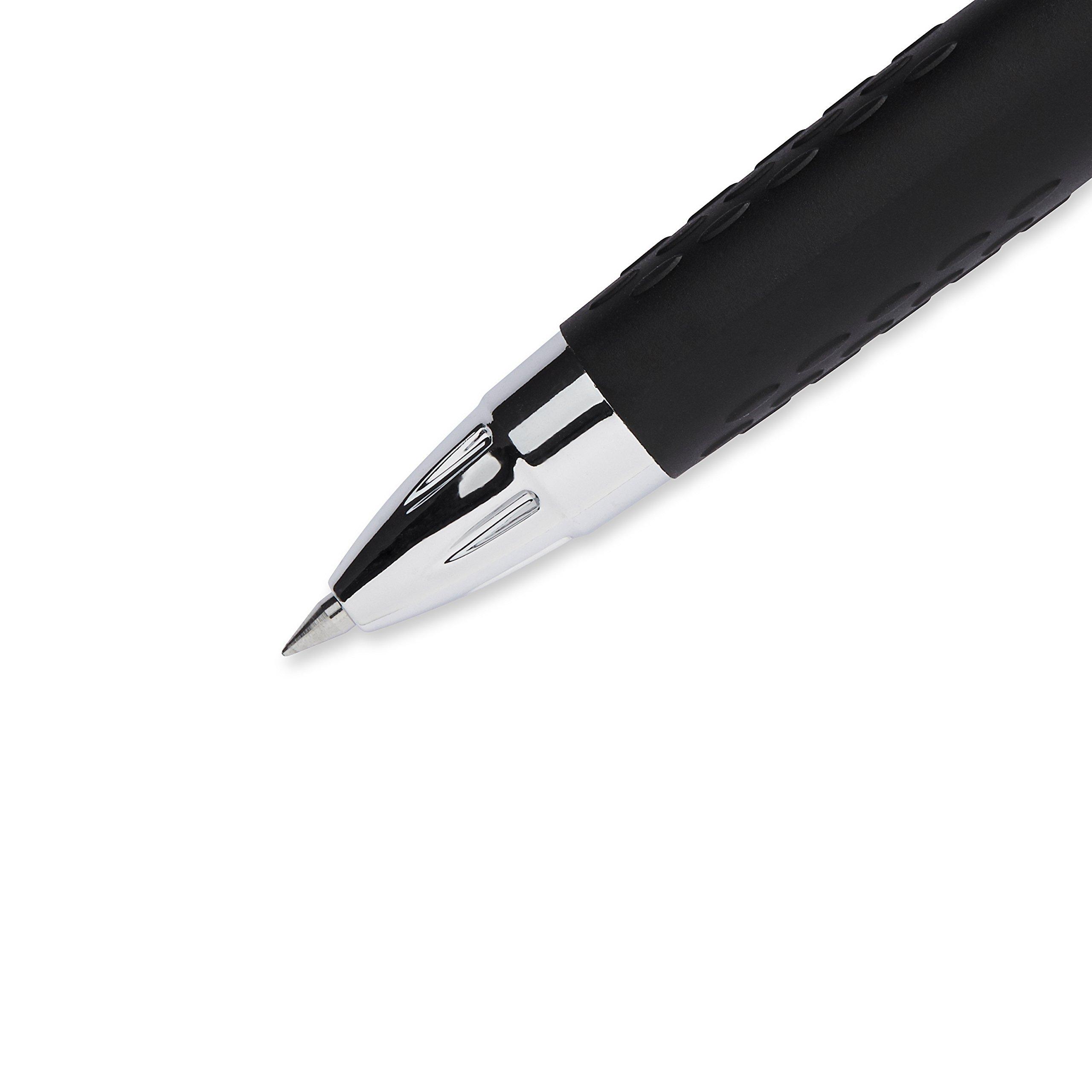 uniball 207 Retractable Gel Pens, Ultra Micro Point (0.38mm), Blue, 12