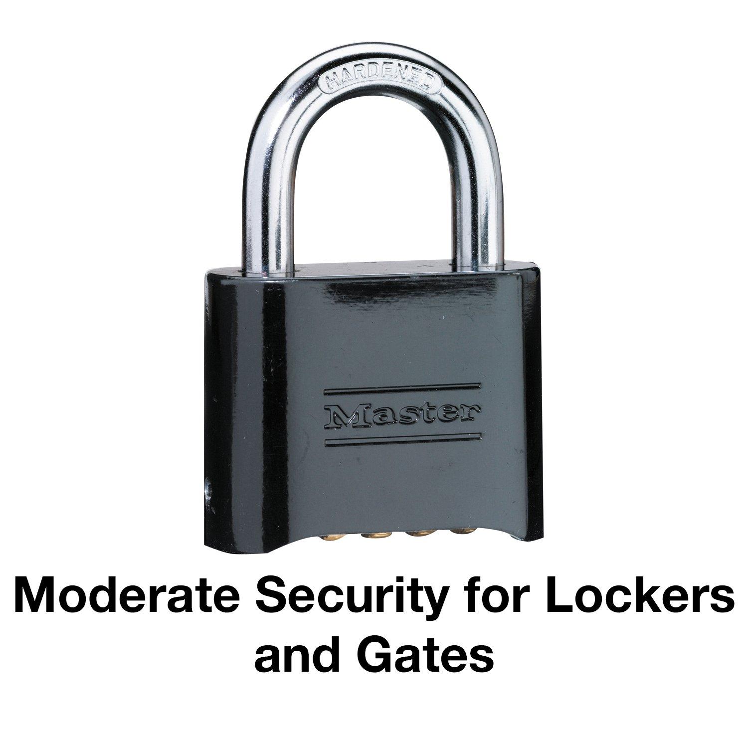 Heavy Duty Padlock Master Lock Set Your Own Combination In/Outdoor