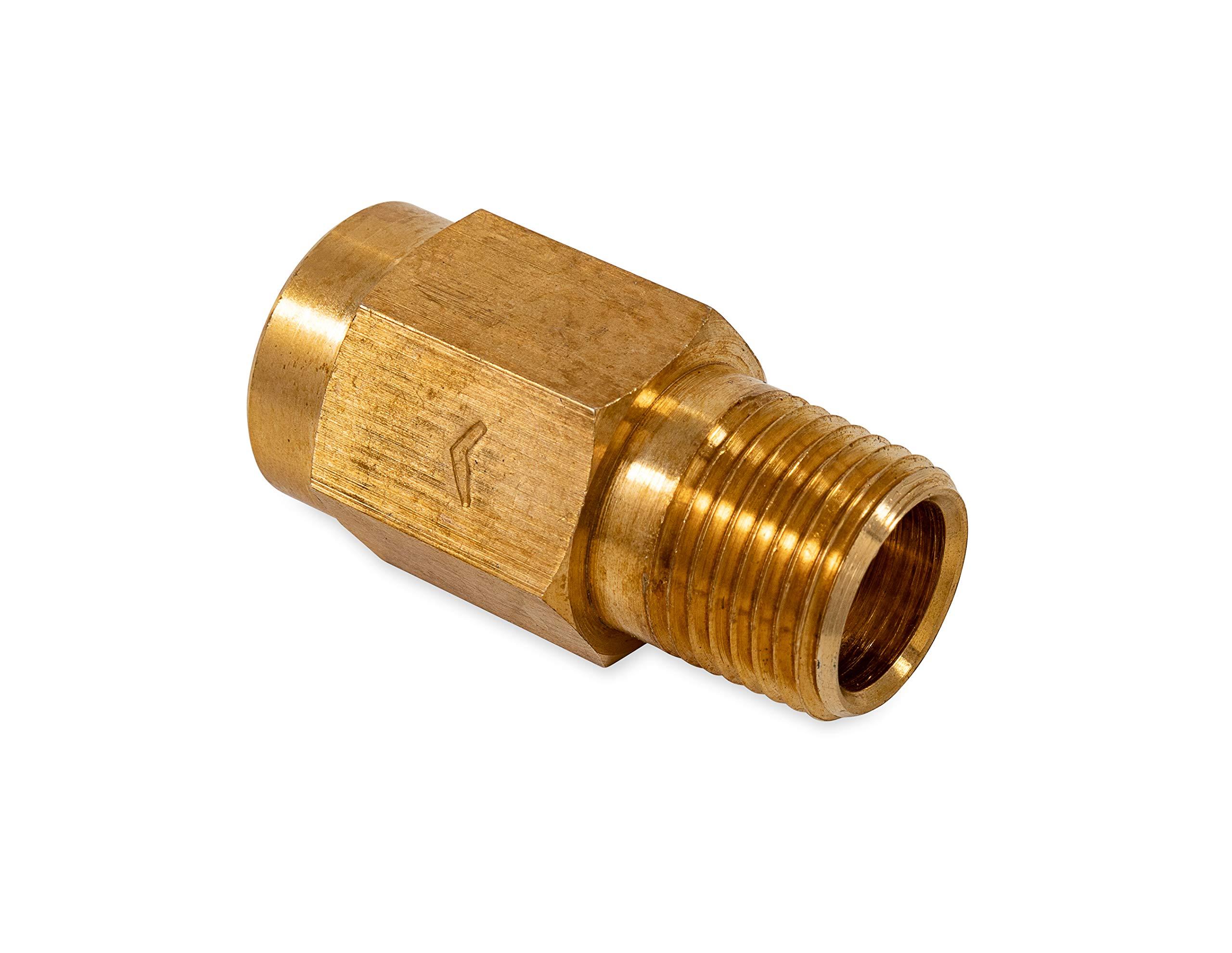 Brass Water Backflow Preventer Check Valve for RV Camper Trailer