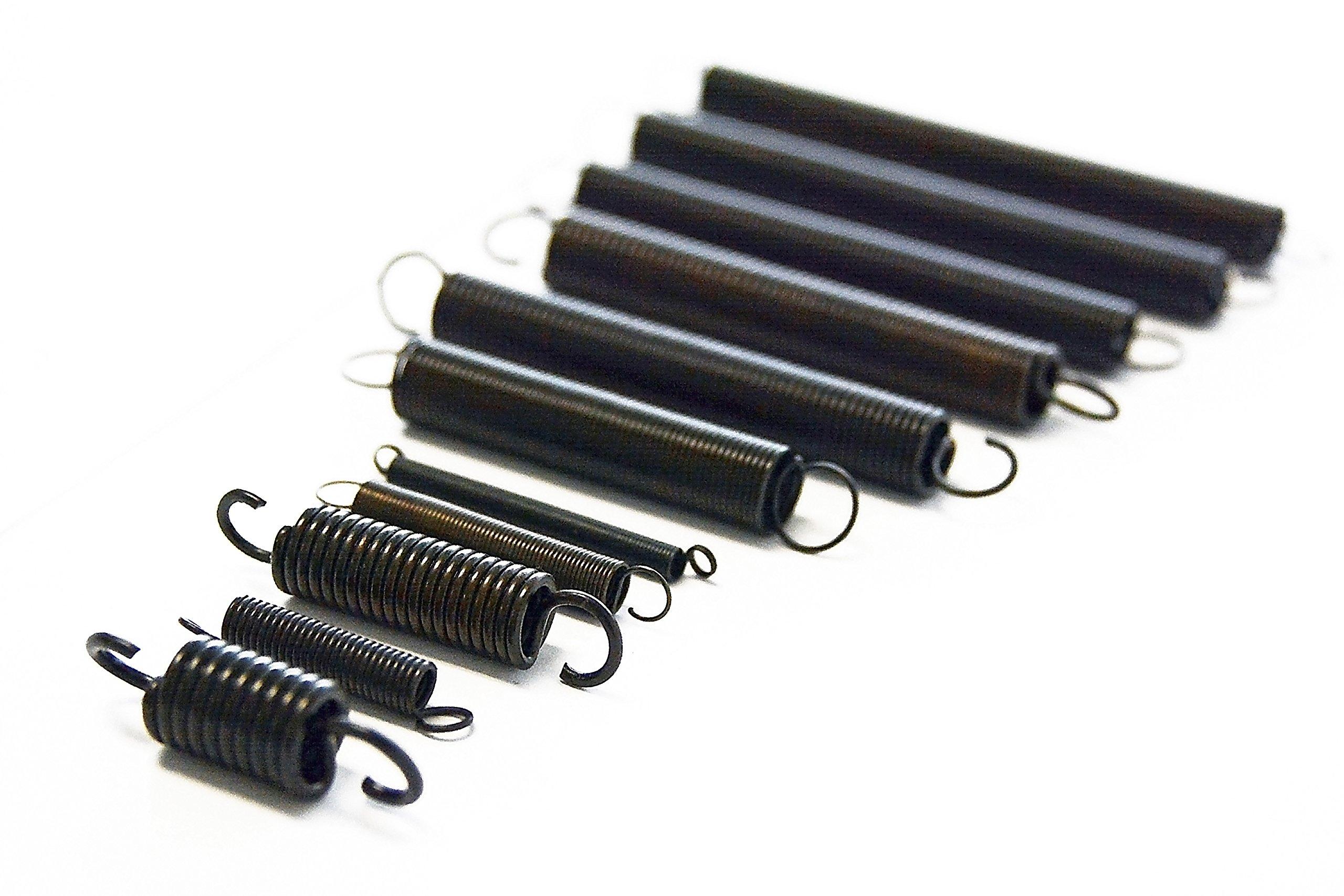 Swordfish Black Oxide Finish Extension Spring Assortment, 54 Piece