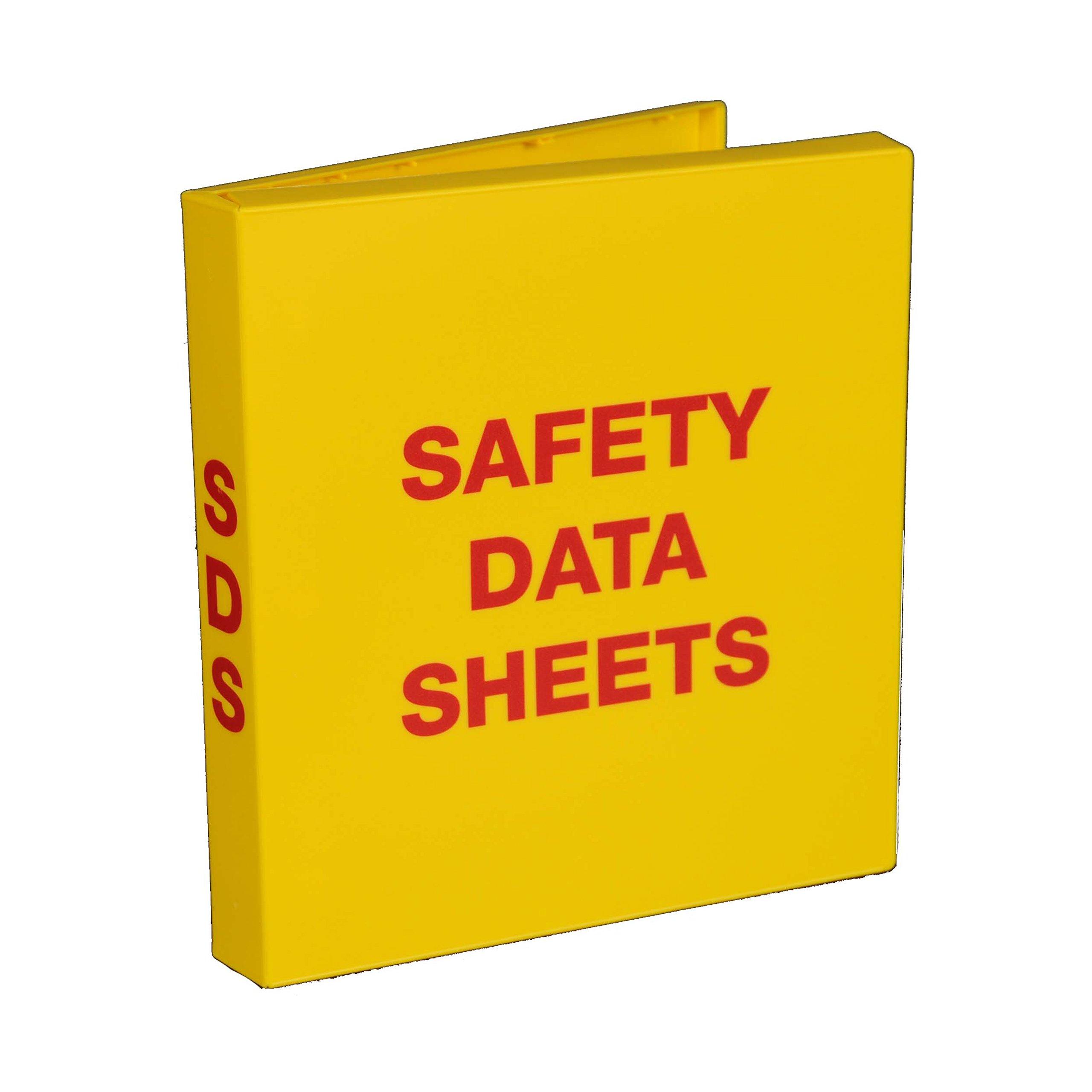 UniKeep SDS Binder 1.5'' Capacity, (3 Poly Rings), Fully Enclosed