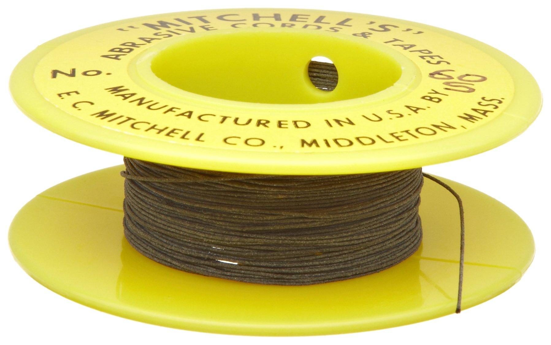 Mitchell Abrasives 60S Round Abrasive Cord, Silicon Carbide 200 Grit