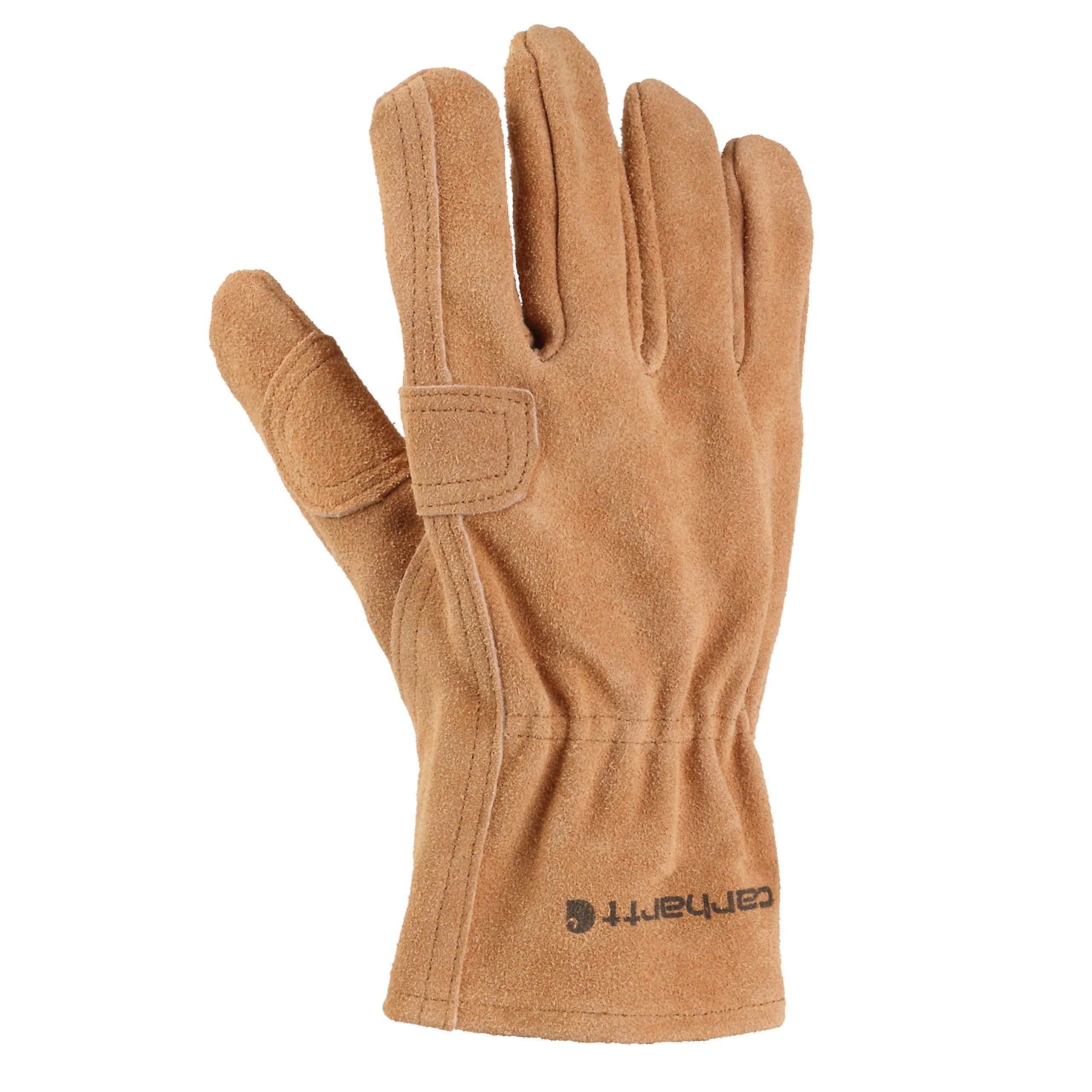 Carhartt Men's Leather Fencer Work Glove, Brown, Large 61492475448 eBay