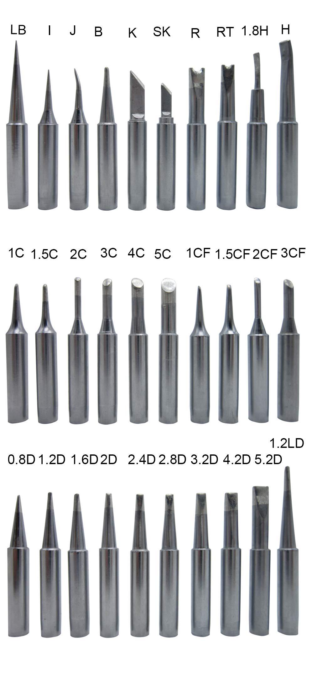 30 PCS Soldering Tips 900M for Hakko 936 937 888D 907 FX600 Radio