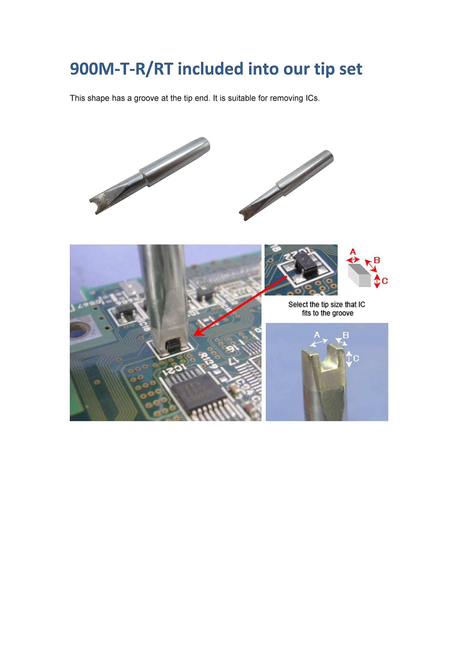 30 PCS Soldering Tips 900M for Hakko 936 937 888D 907 FX600 Radio