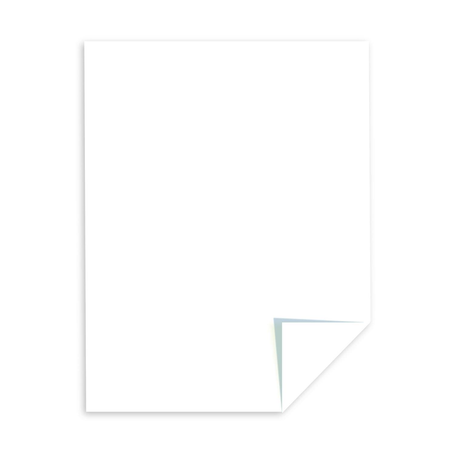 Neenah Bright White Cardstock, 8.5"x11", 65lb/176 gsm, Bright White, 75