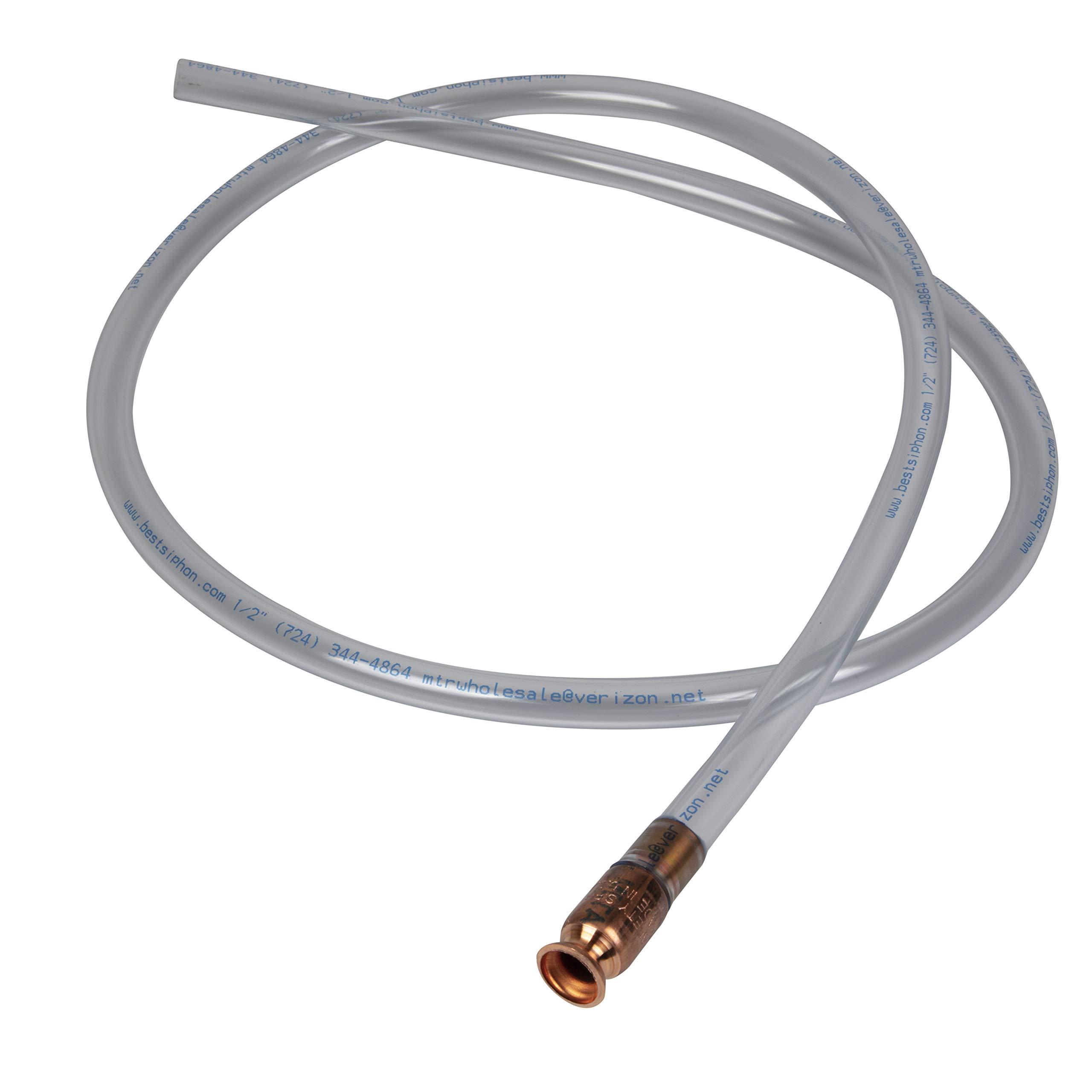 The Original Safety Siphon Gas Siphon 6' High Grade Hose.5\" Valve ...