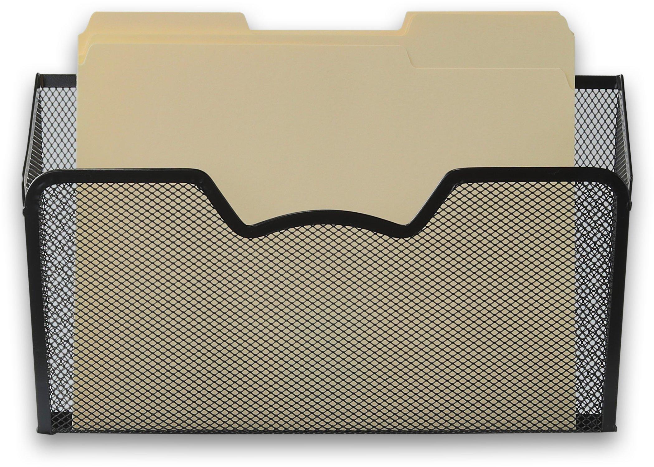 3 Pack SimpleHouseware Wall Mount Single Pocket File Organizer Holder