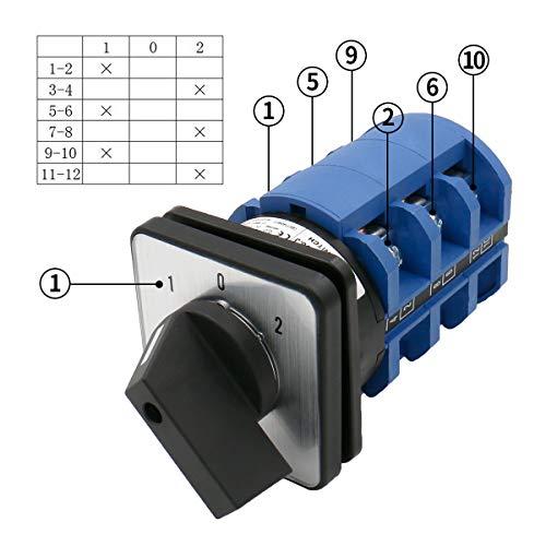 Baomain Universal Rotary Changeover Switch SZW2663 660V 63A 3 Position 3 Phase 711811395703 eBay