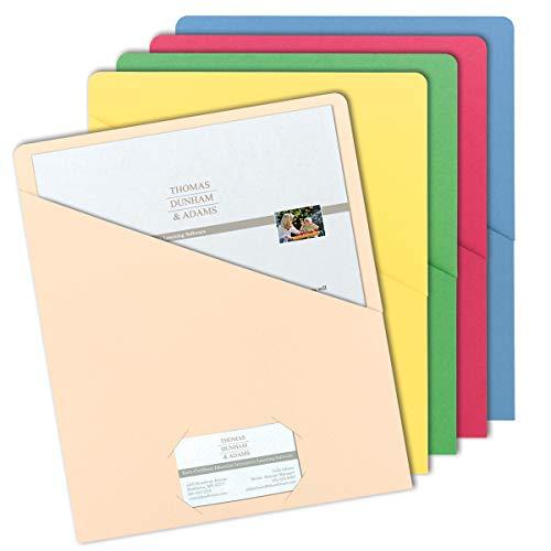 Smead Organized Up Slash File Jacket, Letter Size, Assorted Colors, 25